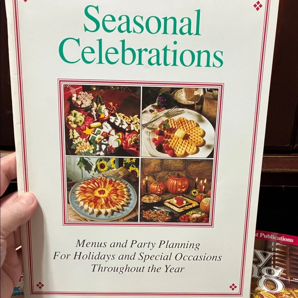 Holiday vintage Cooking & Seasonal Celebrations Cookbook Lot - Christmas Theme